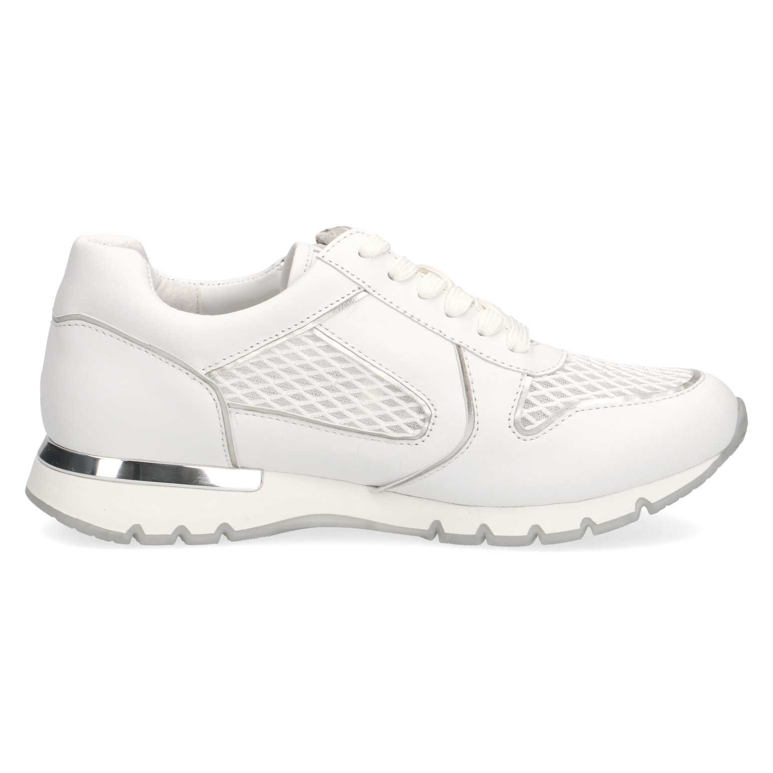 Caprice Caprice 23700 - Wit combi - sneaker - veter en rits