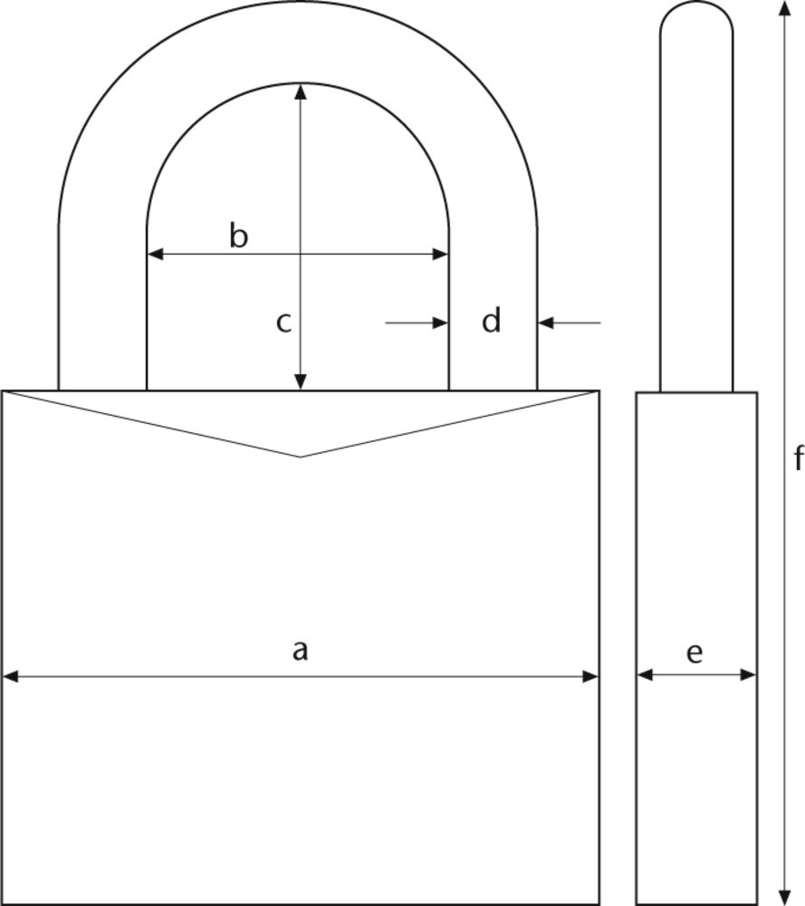 Abus Abus - Hangslot - Titalium - 64TI/30HB60