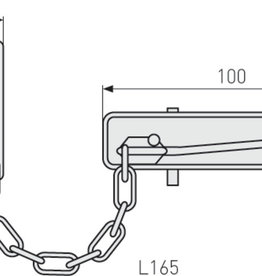 Abus Abus - deurketting eenvoudig - SK69N