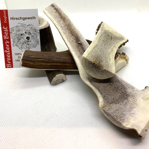 DOGODOG Hirschgeweih Stücke halbiert