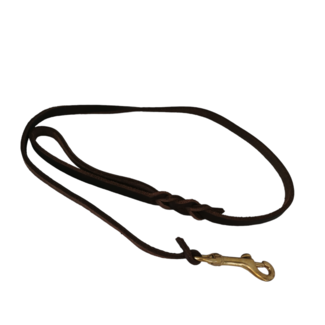 Lederleine mit Karabiner