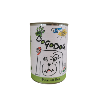 DOGODOG Premium Nassfutter Pute mit Reis