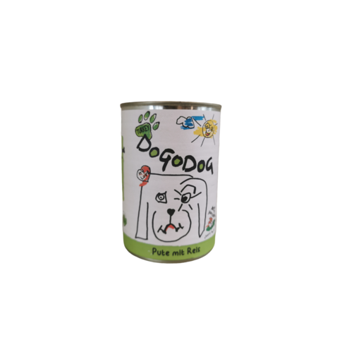 DOGODOG Premium Nassfutter Pute mit Reis