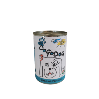 DOGODOG Premium Nassfutter Ziege mit Pastinake