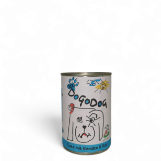 DOGODOG Premium Nassfutter Ente mit Gemüse & Reis