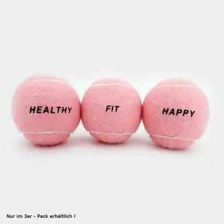 SPORTSPET Tennisball Pink Edition — 3er-Pack, 65 mm Ø