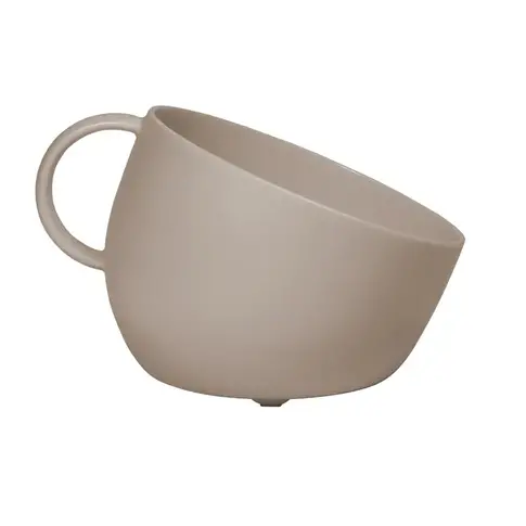 United Pets Umweltfreundliche, hohe Schüssel mit Spritzwasserschutz für Futter und Wasser