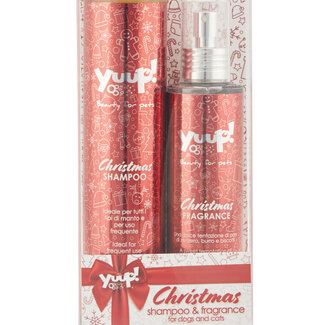 Yuup!® "Christmas-Set": Hundeshampoo + Parfüm mit Weihnachtsduft 250 ml + 150 ml