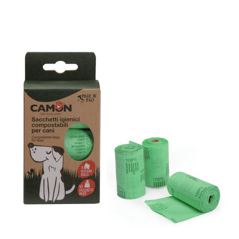 Camon® Kompostierbare Hundekotbeutel / Abbaubare Hundetüten