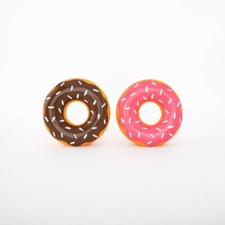 Latex Donutz 2er-Pack Schokolade & Erdbeere