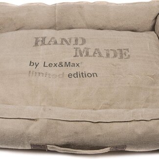 LexMex Basket Handmade Vintage Sand 80x60x20