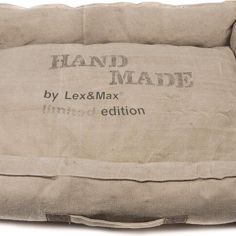 LexMex Basket Handmade Vintage Sand 80x60x20