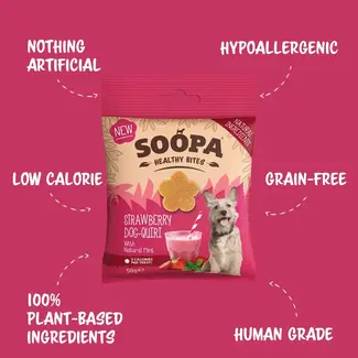 Soopa Erdbeer-Hunde-Queri-Bites 63 gr.