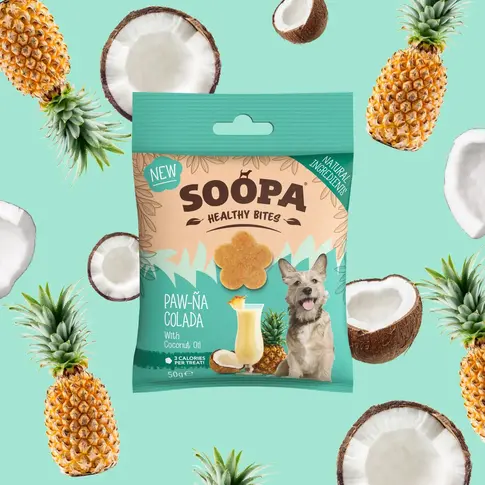 Soopa Paw-Na Colada Bites-ab März erhältlich