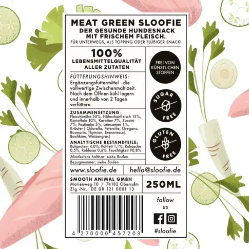 Sloofie Meat Green 250 ml