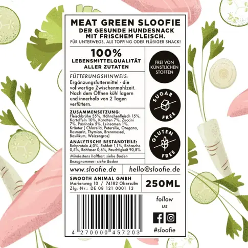 Sloofie Meat Green 250 ml