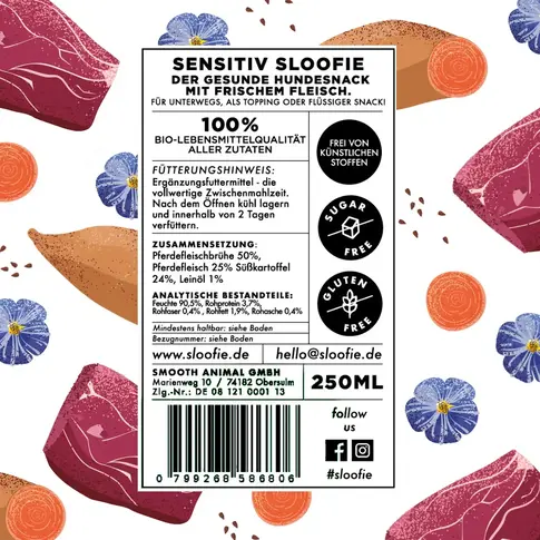 Sloofie Sensitiv Hypoallergen 250 ml