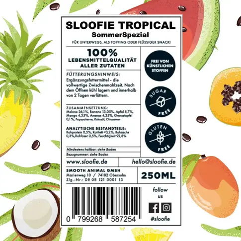 Sloofie Tropical Sommeredition 250 ml