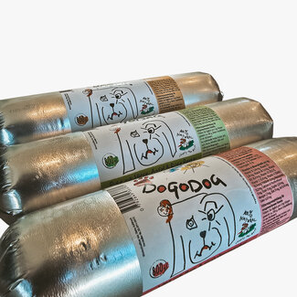 DOGODOG 3er Set  Gourmetwurst 800 gr. (Wild, Pute , Rind )
