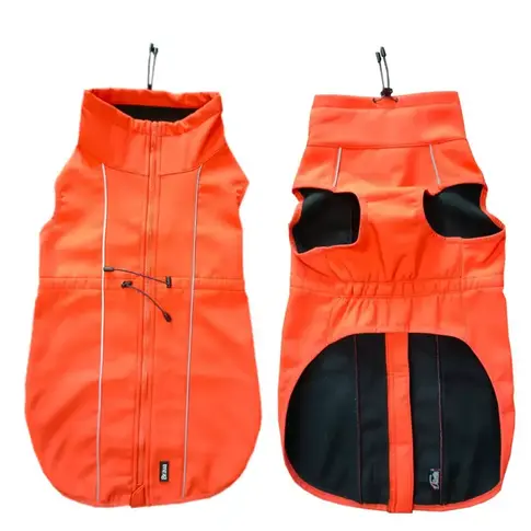 FINNERO SPORT winddichte reflektierende Hundejacke