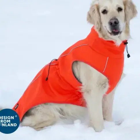 FINNERO SPORT winddichte reflektierende Hundejacke