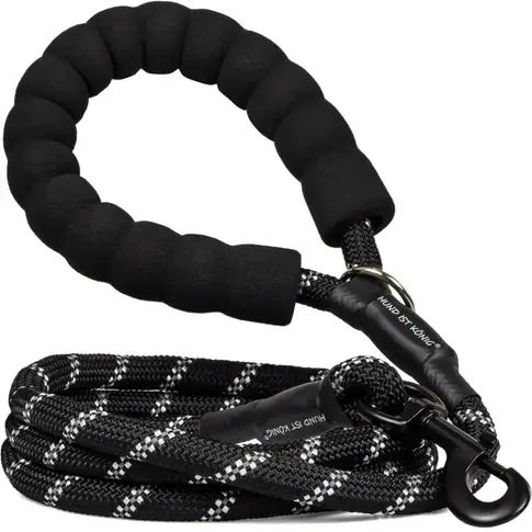 HUND IST KÖNIG® Reflektierende Hundeleine - 1,5m (10-20kg)