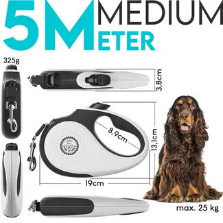 HUND IST KÖNIG® Rollleine 5m/8m für kleine & große Hunde