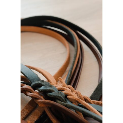 Lederleine mit Karabiner