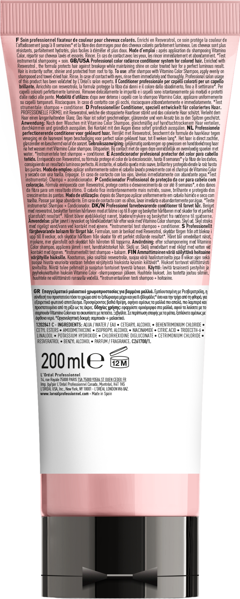 L'Oreal Vitamino Color  CONDITIONER 200ML