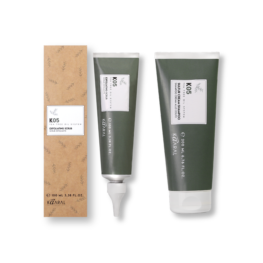 Kaaral K05 exfoliating scrub met walnootgranulaat