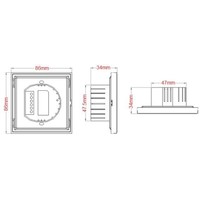 LED Dimmer draadloos 2.4GHz opbouw - IP20