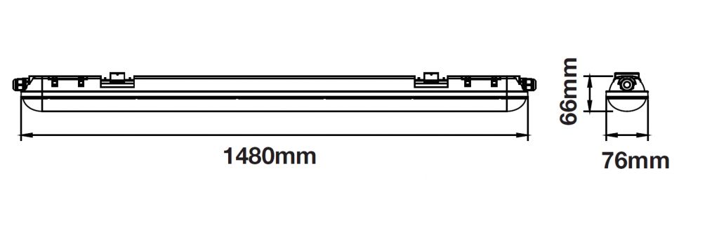 Intoled 12 Pack Ip65 Led Tl Armatuur 150 Cm 48 Watt Daglicht Wit 6000K A 20000H intoled kopen in de aanbieding Intoled 12 Pack Ip65 Led Tl Armatuur 150 Cm 48 Watt Daglicht Wit 6000K A 20000H intoled kopen in de aanbieding