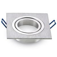 Komplettset 3 Stück Dimmbare LED Einbaustrahler Marbella 4 Watt mit Philips Spot Kippbar