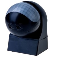 PIR bewegingssensor met schemerschakelaar 180° bereik 12 meter Maximaal 400 Watt opbouw kleur zwart IP44