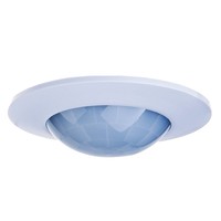 PIR Bewegungsmelder mit Dämmerungsschalter 360° Reichweite 6 Meter Maximal 300 Watt IP20 Einbau Farbe weiß