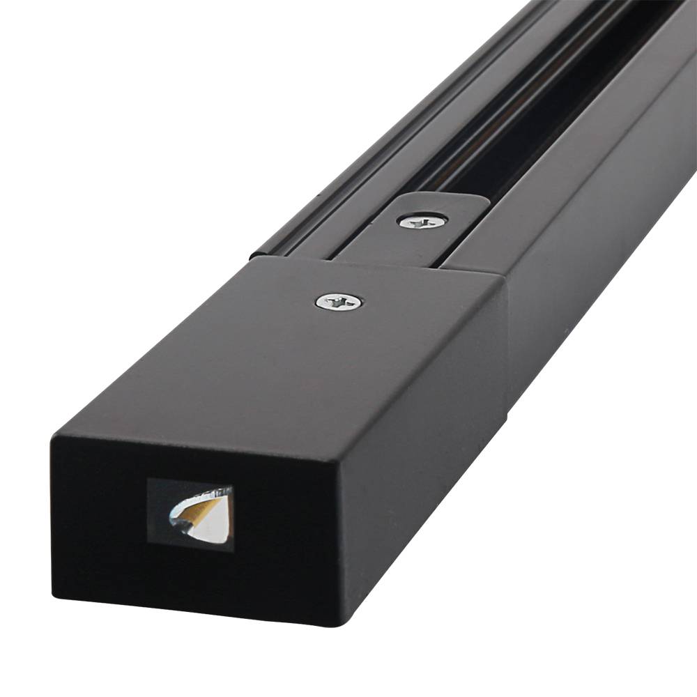 Aigostar Aluminium Track Light Rail 1 Meter 2 Fase Zwart aigostar kopen in de aanbieding
