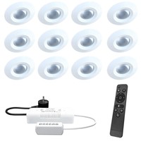 Complete set 12x3W dimmable Madrid LED porch lights IP44 waterproof