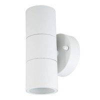 Wandlamp GU10 Rond Wit Aluminium IP44