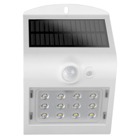 LED Solar Lamp White 1.5 Watt 4000K Neutral white with motion sensor
