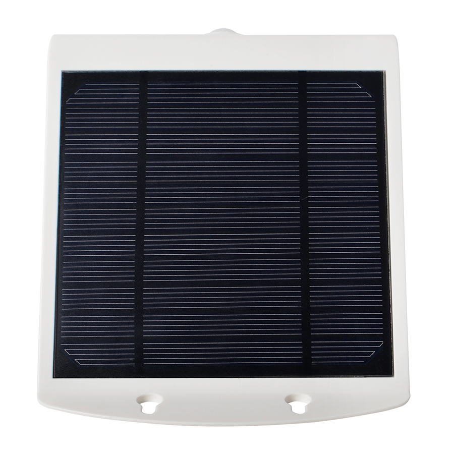 Led Solar Wandlamp Wit 3 Watt 4000k Ip65 Met Bewegingssensor