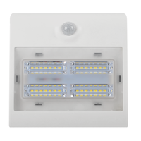 LED Solar Wandlamp Wit 3 Watt 4000K Neutraal wit met bewegingssensor