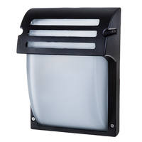 Traditionele LED Wand Buitenlamp E27 IP44 Mat Zwart