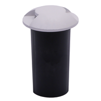 Grondspot Rond Wit 1 Watt 3000K IP67 12V - 2 Lichts