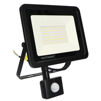 LED Breedstraler met bewegingssensor 50 Watt 6400K Osram IP65 vervangt 450 Watt