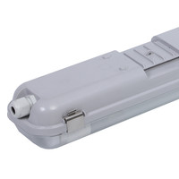 10-pack LED TL armaturen IP65 150 cm incl. 2x24W LED TL buizen 4000K