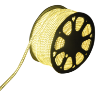 LED Lichtschlauch flach 50m Farbe 3000K warmweiß 180 LEDs/m IP65 Plug & Play schnitt pro Meter