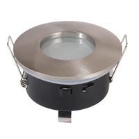 IP44 GU10 armatuur geborsteld aluminium Vegas