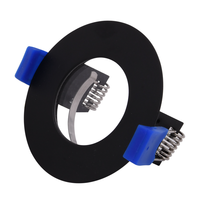 Bari LED inbouwspot armatuur zwart inclusief GU10 fitting IP65 waterdicht 2 jaar garantie