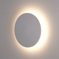 Casper XL LED Wandleuchte Grau - 3000K Warmweiß - 9 Watt - Rund - Wandleuchte für den Innen- und Außenbereich