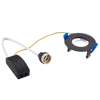Bari LED inbouwspot armatuur zwart inclusief GU10 fitting IP65 waterdicht 2 jaar garantie